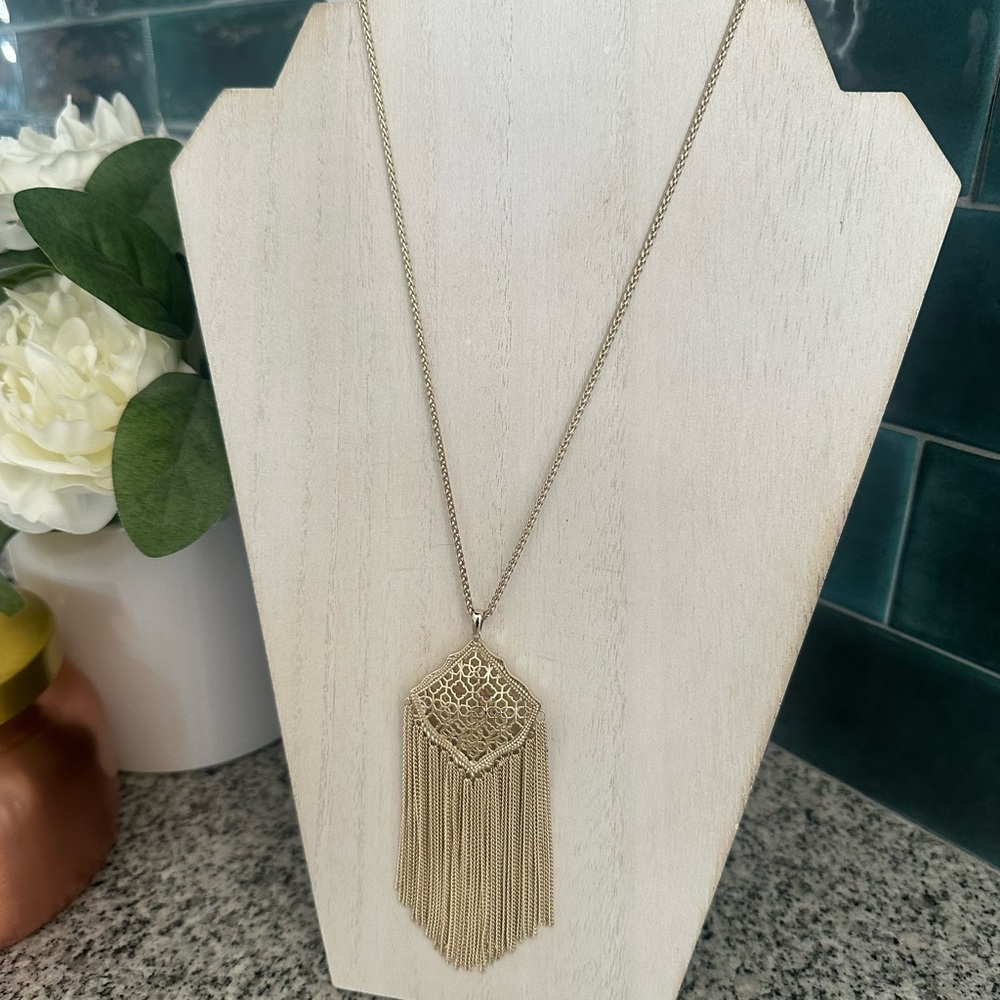 Kendra Scott Gold Fringe Necklace